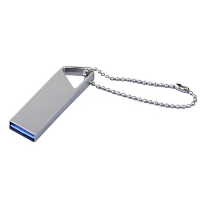 USB 2.0-флешка на 32 Гб с мини чипом, компактный дизайн, отверстие треугольной формы для цепочки-0