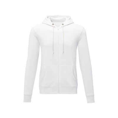 Мужская толстовка на молнии Theron, белый-1