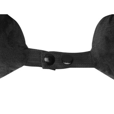 Подушка Basic из микрофибры с эффектом памяти U-shape, черный NEW-3