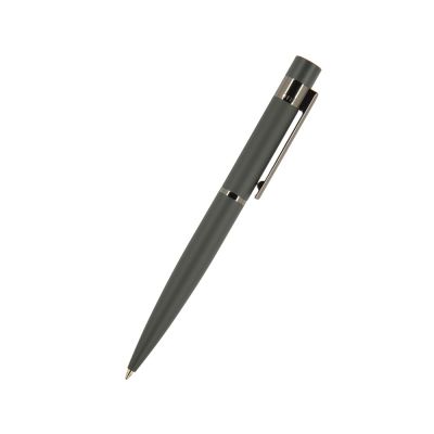Ручка шариковая автоматическая BrunoVisconti VERONA цвет корпуса серый, soft-touch, 1 мм, синяя-0