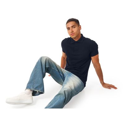 Рубашка поло First 2.0 мужская, темно-синий-1