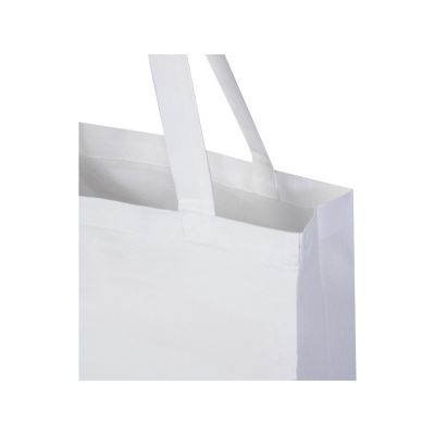 Madras эко- сумка с ластовицей из переработанного хлопка, сертифицированного согласно GRS, плотностью 140 г/м² - Белый-3