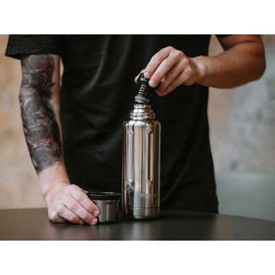 Термос для напитков, вакуумный, бытовой, тм bobber. Объем 0.47 литра. Артикул Flask-470 Glossy-7