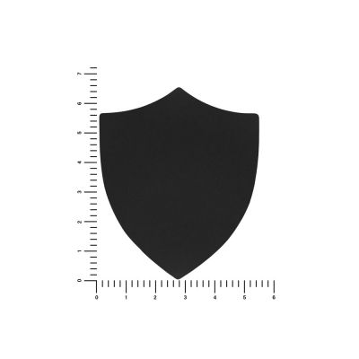 ПАТЧ ЩИТ soft-touch (чёрный) 6,6 х 5,5 см-1