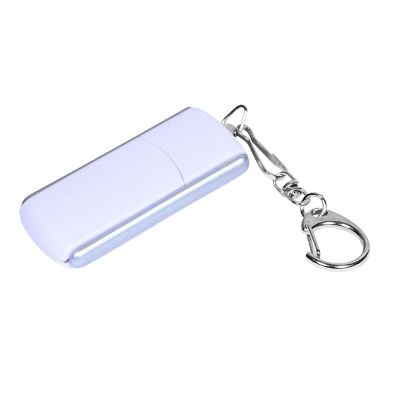 Флешка промо прямоугольной формы, выдвижной механизм, 16 Гб, белый-0