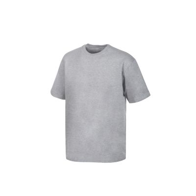 Футболка из френч терри Warsaw унисекс 220гр, серый меланж-6