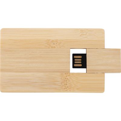 USB 2.0- флешка на 32 Гб Bamboo Card-5