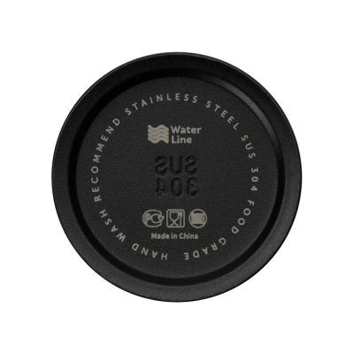 Бутылка для воды Hike Waterline, нерж сталь, 850 мл, черный-9