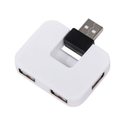 USB Hub Gaia на 4 порта, белый-1