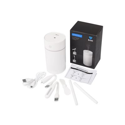 USB увлажнитель воздуха Sprinkle с двумя насадками, белый-9