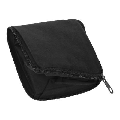 Складывающаяся сумка Skit из хлопка на молнии, черный-7