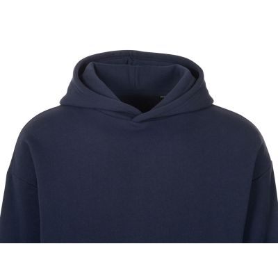Толстовка с капюшоном оверсайз Berlin унисекс, темно-синий-10