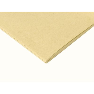 Блокнот А5 Marsilea из переработанного бамбука, 40 листов, гибкая обложка, натуральный-3