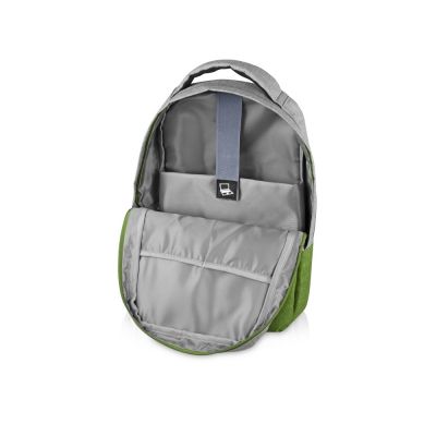 Рюкзак Fiji с отделением для ноутбука, серый/зеленое яблоко-2