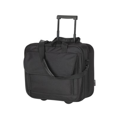 Сумка на колесиках с отделением для ноутбука, черный-0