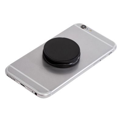 Держатель для телефона с отверстием для пальца Pop Flex, черный-9