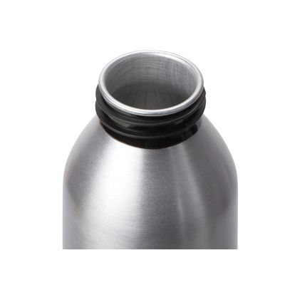 Алюминиевая бутылка для воды с ручкой Plain Alu, 650 мл, серебристый-1