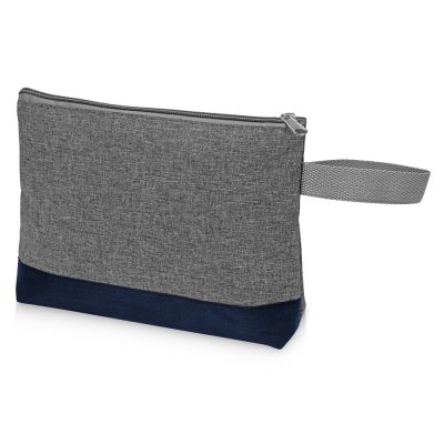 Косметичка двухцветная Trivium, серый/темно-синий-0