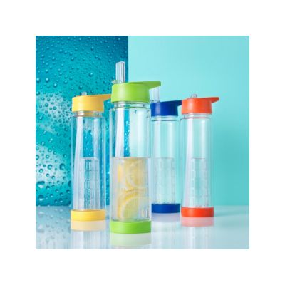 Бутылка Tutti Frutti с отделением для фруктов, синий-3