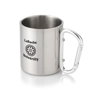 Термокружка с ручкой-карабином Alps 200мл, серебристый-1