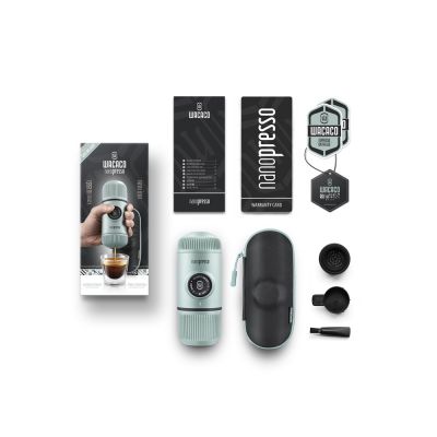 Ручная мини-кофемашина (WACACO Nanopresso) WCCRTCBL (Ручная мини-кофемашина цв. Arctic Blue)-1