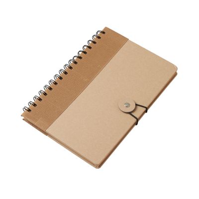 Крафтовый блокнот А5 в твердой обложке Saharan Cypress, 80 листов 70 гр/м2 бумаги, натуральный-0