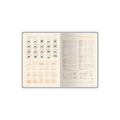 Ежедневник А5 датированный Boston 2026, красный с серым обрезом-9