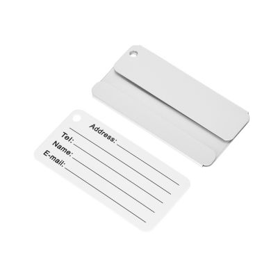 Бирка для багажа Travel, серебристый-1