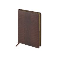 Ежедневник недатированный А5 Amazonia, коричневый с золотым обрезом