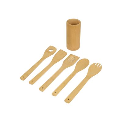 Набор кухонных принадлежностей из бамбука 6в1 Bestie-1