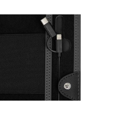 Органайзер с функцией беспроводной зарядки Manner, 5000 mah, черный-7