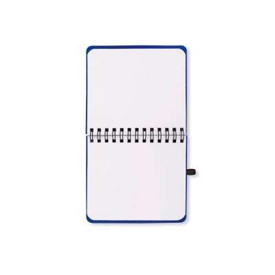 Блокнот А6 Журналист с ручкой, синий-3