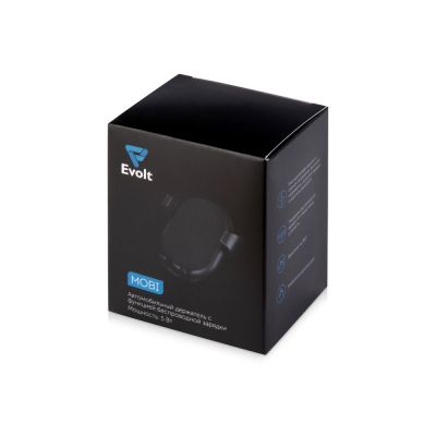 Автомобильное беспроводное зарядное устройство Mobi, 5 Вт, черный-7