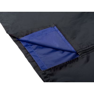 Дождевик Bi-color унисекс, синий классический/черный-10