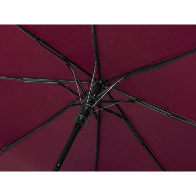 Зонт-полуавтомат Roof с куполом из переработанного пластика, бургунди 7421C-6