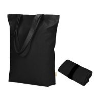 Сумка Fixy из переработанного хлопка с фиксирующей эластичной лентой, черный