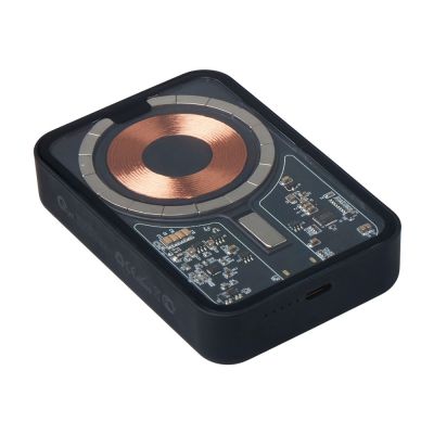 Беспроводной магнитный внешний аккумулятор с QC\PD MagnifIQ, 10000 мАч, 15 Вт, черный-0