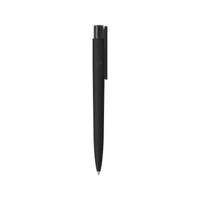 Шариковая ручка RECYCLED PET PEN PRO K transparent GUM soft-touch, черный-3