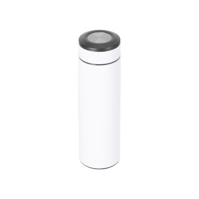 Вакуумный термос Vacuum Flask C1, soft touch, 420мл, белый-0