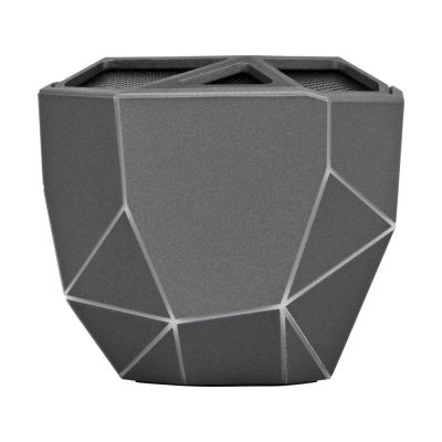 Портативная колонка Geo, мокрый асфальт + белая подсветка-2