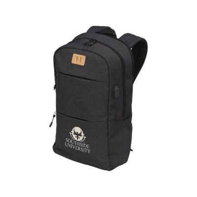 Рюкзак Cason для ноутбука 15 дюймов, темно-серый-4