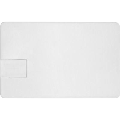 Флеш-карта USB 2.0 16 Gb в виде пластиковой карты Card, белый-2