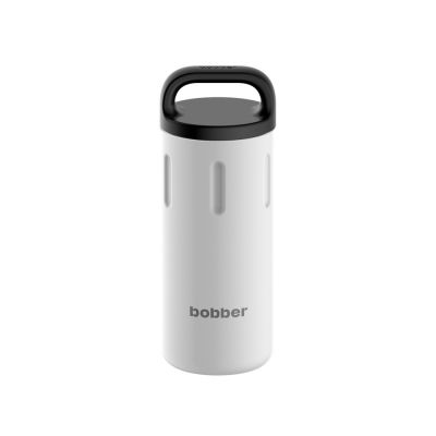 Вакуумный термос с керамическим покрытием бытовой, тм bobber, 590 мл. Артикул Bottle-590 Iced Water (белый)-0