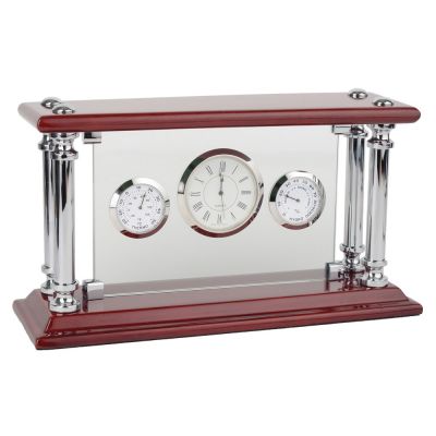 Погодная станция Бейтаун, коричневый/серебристый-0