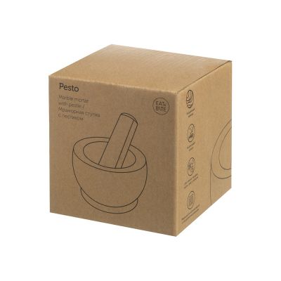 Ступка из натурального мрамора-11