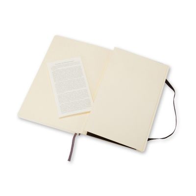Записная книжка Moleskine Classic Soft (нелинованный), Large (13х21см), черный-3