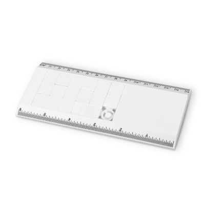 Линейка с игрой Пятнашки, белый-0