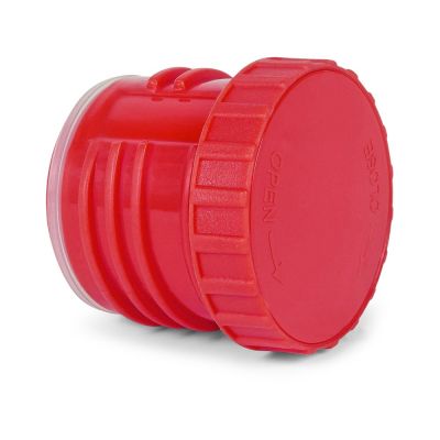 Термос Relaxika 101 (1 литр), красный (без лого)-7