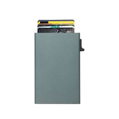 Картхолдер Florence с RFID- защитой из алюминия, цвет оружейной стали-2