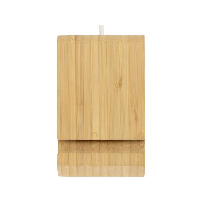 Беспроводное зарядное устройство из бамбука Jetty, 10 Вт, натуральный-4